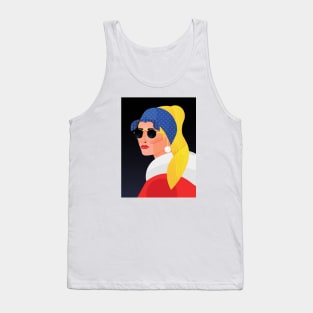 Girl with the Pearl Earring Tank Top